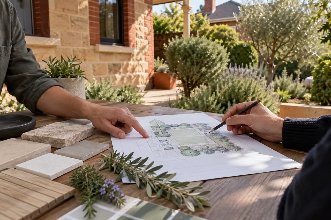 Illustrative landscape design services in Adelaide